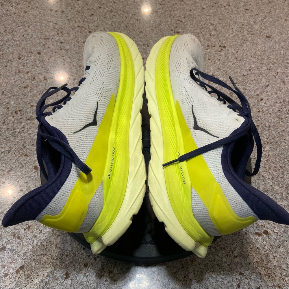 Hoka One One Mach 4 Lime Blue/gray Black F27220K Men’s Size 12D - Picture 5 of 7